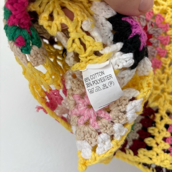 Colorful Crochet Patchwork Tank Top - Picture 3 of 3